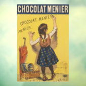 Chocolat Menier Little Girl Wall Fensteraufkleber (Blatt 3)