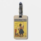 Chocolat Menier Little Girl Wall Gepäckanhänger (Rückseite vertikal)