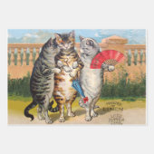 Chocolat Menier Little Girl Wall Geschenkpapier Set (Vorderseite 3)