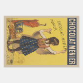 Chocolat Menier Little Girl Wall Geschenkpapier Set (Vorderseite)