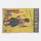 Chocolat Menier Little Girl Wall Geschirrtuch (Horizontal)