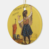 Chocolat Menier Little Girl Wall Keramik Ornament (Links)