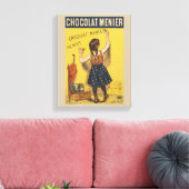 Chocolat Menier Little Girl Wall Leinwanddruck (Insitu (Wohnzimmer))