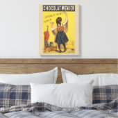 Chocolat Menier Little Girl Wall Leinwanddruck (Insitu (Schlafzimmer))