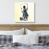 Chocolat Menier Little Girl Wall Leinwanddruck (Insitu (Schlafzimmer))