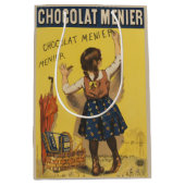 Chocolat Menier Little Girl Wall Mittlere Geschenktüte (Vorderseite)