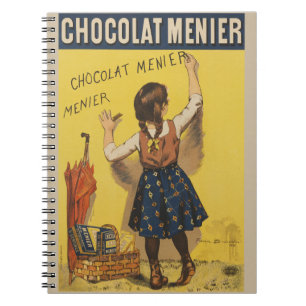 Chocolat Menier Little Girl Wall Notizblock