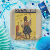 Chocolat Menier Little Girl Wall Pappteller (Party)