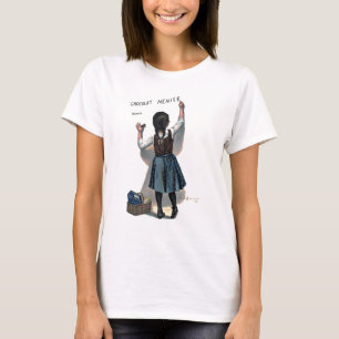 Chocolat Menier Little Girl Wall T-Shirt
