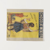 Chocolat Menier Little Girl Wall Wandteppich (Vorderseite (Horizontal))