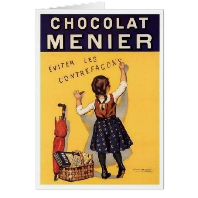Chocolat Menier-Werbung (Vorne)
