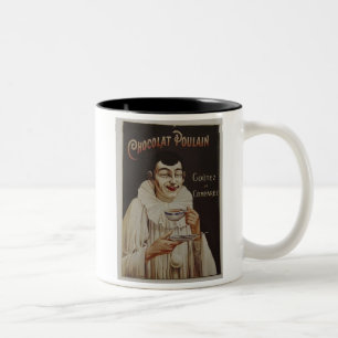 Chocolat Poulain - Probieren und vergleichen Zweifarbige Tasse