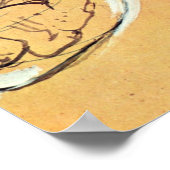 Chocolat-Tanz von Toulouse-Lautrec Poster (Ecke)