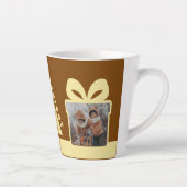 Chocolate 2 Photo Minimalist Keepsake Milchtasse (Rechts)