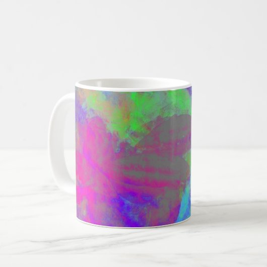 "Chocolate Airlines" abstract art coffee mug Kaffeetasse (Vorderseite Links)