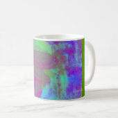 "Chocolate Airlines" abstraktes Kunstkaffeetasse Kaffeetasse (VorderseiteRechts)