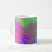 "Chocolate Airlines" abstraktes Kunstkaffeetasse Kaffeetasse (Vorderseite Links)