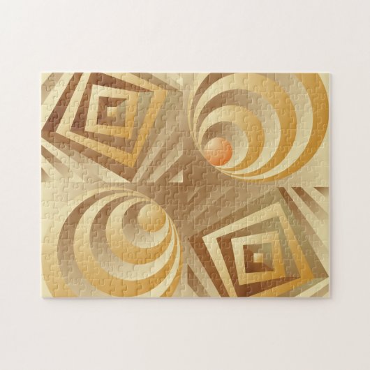 Chocolate and Caramel Canoodling Puzzle (Horizontal)