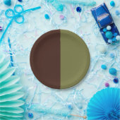 Chocolate And Olive  Pappteller (Party)