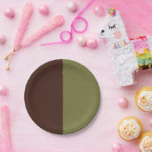 Chocolate And Olive  Pappteller (Party)