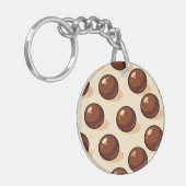Chocolate Ball Candy Keychain Schlüsselanhänger (Vorderseite links)