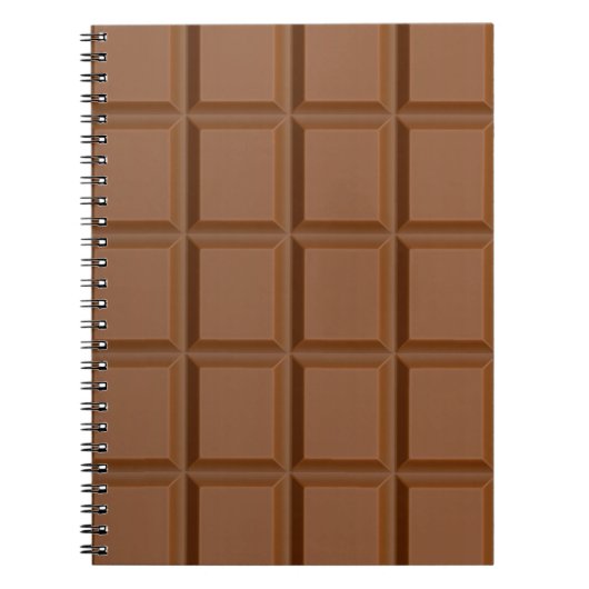 "Chocolate Bar" - benutzerdefiniertes Notebook Notizblock (Vorderseite)