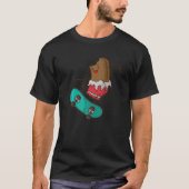 Chocolate bitten loves Skateboarding T-Shirt (Vorderseite)