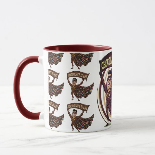Chocolate Bliss Mug Tasse (Links)