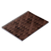 Chocolate Brown Diamonds Notizblock (Linke Seite)