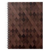 Chocolate Brown Diamonds Notizblock (Vorderseite)