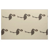 Chocolate Brown Gemustert Flamingo Stoff (Fat Quarter (45,7 x 55,9 cm))