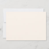 Chocolate Brown Wedding Save Date Photo Save The Date (Rückseite)