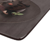 Chocolate Brownie Illustration Schneidebrett (Ecke)