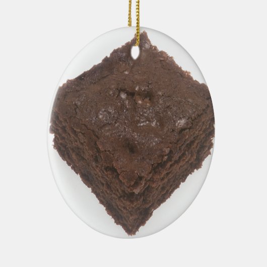 Chocolate Brownie Keramikornament (Rechts)