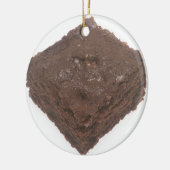 Chocolate Brownie Keramikornament (Links)