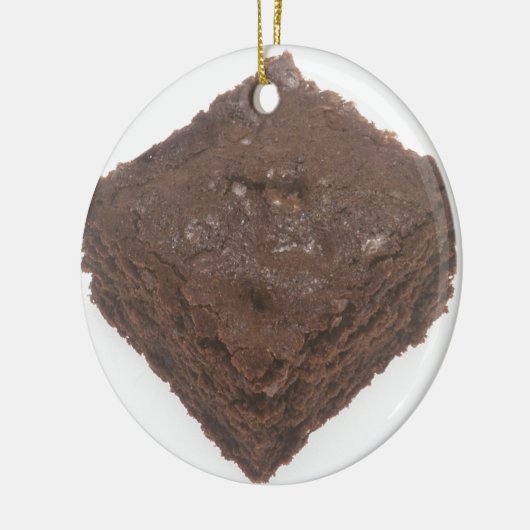 Chocolate Brownie Keramikornament (Links)
