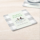 Chocolate Bunnies Eier Osterpapier Untersetzer (angewinkelt)