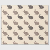Chocolate Bunnies Geschenkpapier (Flach)