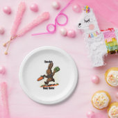 Chocolate Bunny Hunter Pappteller (Party)