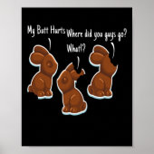 Chocolate Bunny Oaster Bunny Oaster Rabbit Poster (Vorne)