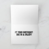 CHOCOLATE CAKE BIRTHDAY CARD FÜR MÄDCHEN KARTE (Innenseite)