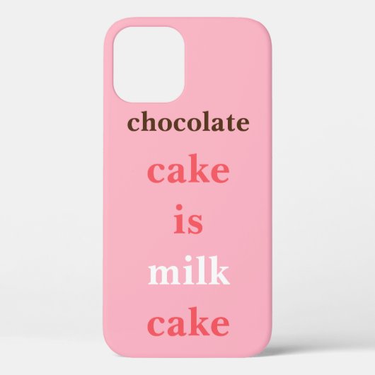 Chocolate Cake ist ein iPhone Case für Milchkuchen (Rückseite)