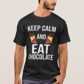 Chocolate Candy Bar Choco Dark Keto T-Shirt (Vorderseite)