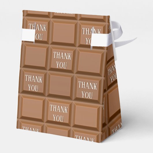 Chocolate Candy Bar Danke Geschenkschachtel (Rückseite)