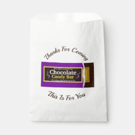 Chocolate Candy Bar Danke Party Geschenktütchen