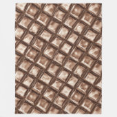Chocolate Candy Bar Fleecedecke (Vorderseite)