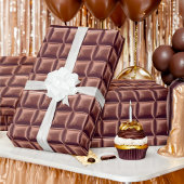 Chocolate Candy Bar Geschenkpapier
