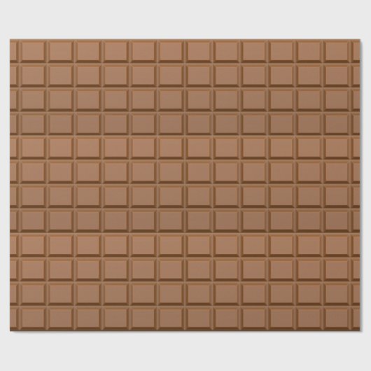 Chocolate Candy Bar Geschenkpapier (Flach)
