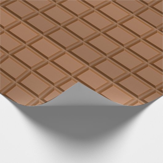 Chocolate Candy Bar Geschenkpapier (Ecke)