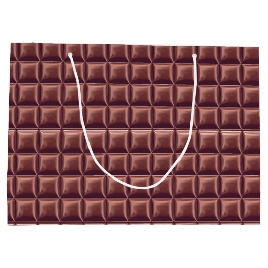 Chocolate Candy Bar Große Geschenktüte (Rückseite)